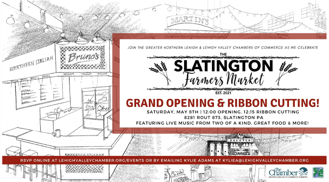 The Slatington Farmers Marketplace Opens its Doors to the Public May 8th!