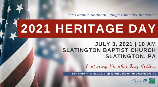 Slatington’s ‘Heritage Day’ Returns on July 3rd, 2021! (NEW LOCATION)