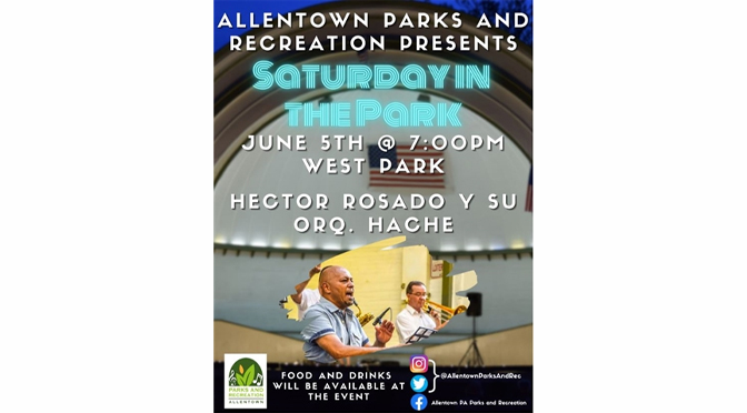 SATURDAY IN THE PARK SERIES OPENS JUNE 5