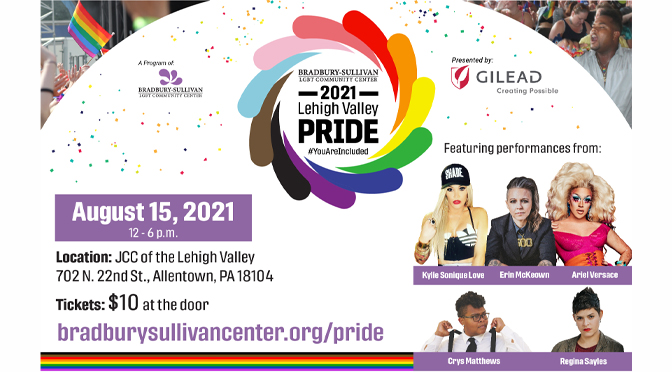 2021 Lehigh Valley Pride Returns to In-Person Celebration on August 15