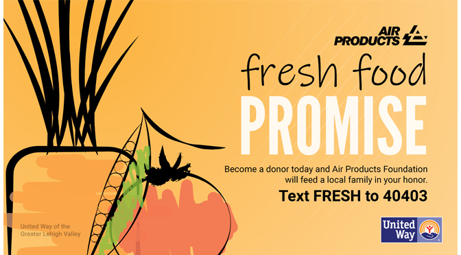 Air Products Fresh Food Promise Aims to Expand Food Access Across Greater Lehigh Valley
