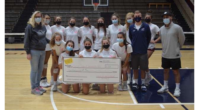 Liberty High School Girls Volleyball Makes Donation to Cancer Support Community of the Greater Lehigh Valley