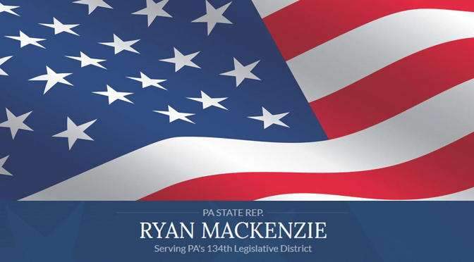 American Flag Drop-Off Box Now at Rep. Ryan Mackenzie’s Office