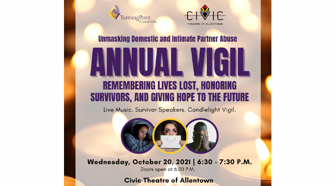 Turning Point of Lehigh Valley to Hold Annual Domestic Violence Vigil Tonight