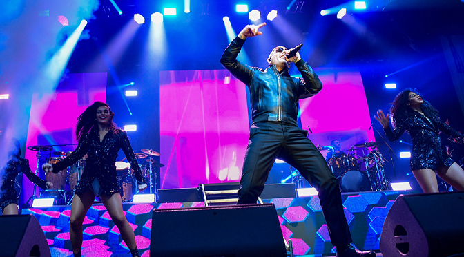 Photos from Pitbull live at the Wind Creek Event Center – by: Kimberly Kanuck