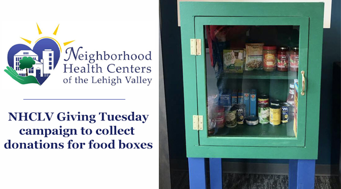 NHCLV Giving Tuesday campaign  to collect donations for food boxes