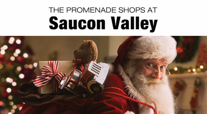 PHOTOS WITH SANTA AT THE PROMENADE SHOPS AT SAUCON VALLEY