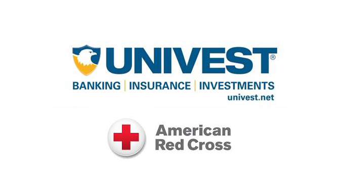 Univest Financial Raises $17,500 in Support of the American Red Cross  Through Fundraising Campaign