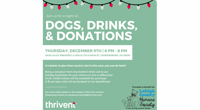Dogs, Drinks & Donations