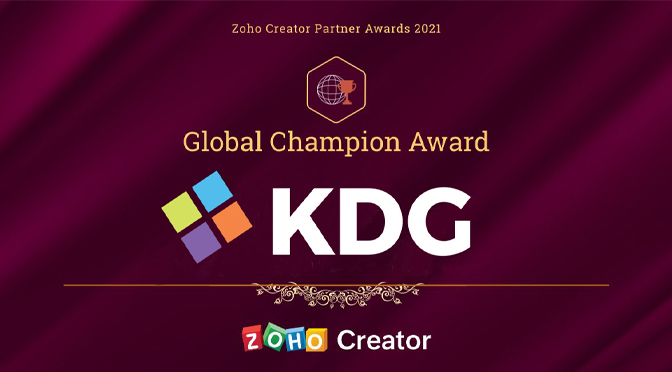 KDG in Allentown, PA, is one of the world’s leading providers of Zoho Creator development and support.