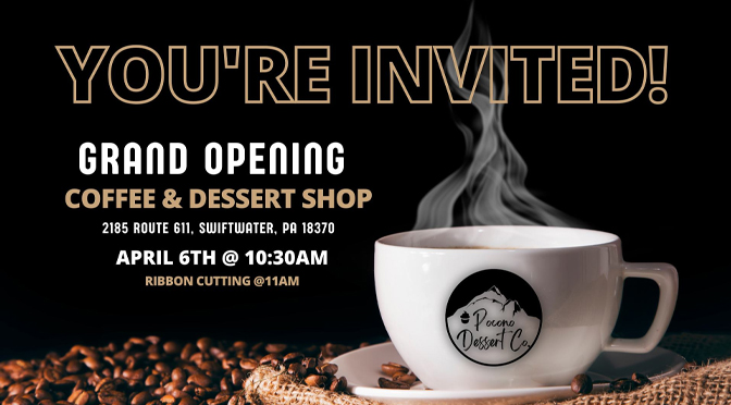 New Women Owned Coffee and Dessert Shop Grand Opening
