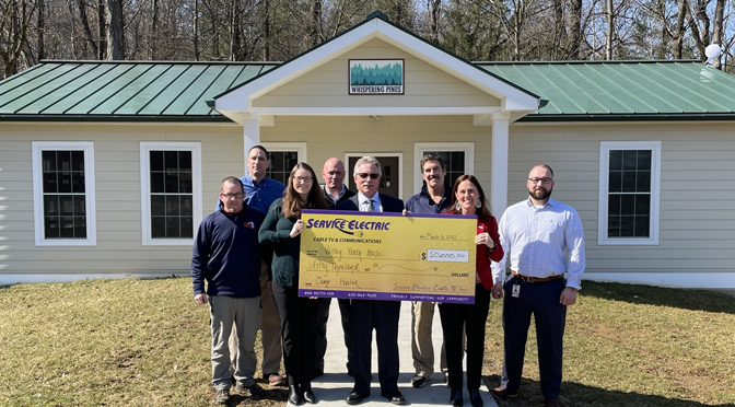 Service Electric Cable TV and Communications Donates $50,000 to Valley Youth House for Camp Fowler Project