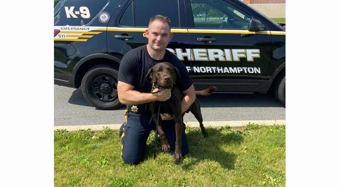 K-9 Officer Boomer places first in explosive detection event