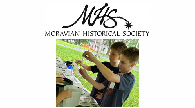 Families are invited to Free Summer Sundays at the Moravian Historical Society during the month of August! August 7, 14, 21, and 28, 1 p.m. – 4 p.m.