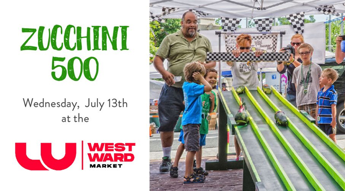 Zucchini 500 moving to Easton’s West Ward Market on July 13;   free to all this year