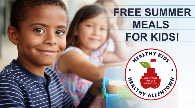 Free Summer Meals for Kids in Allentown