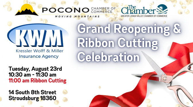 Kressler Wolff & Miller Grand Re-Opening & Ribbon Cutting in Stroudsburg