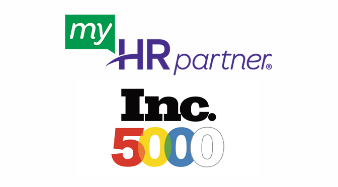 myHR Partner, Inc. moves up nearly 200 spots   on Inc. 5000 list of most successful private companies in US