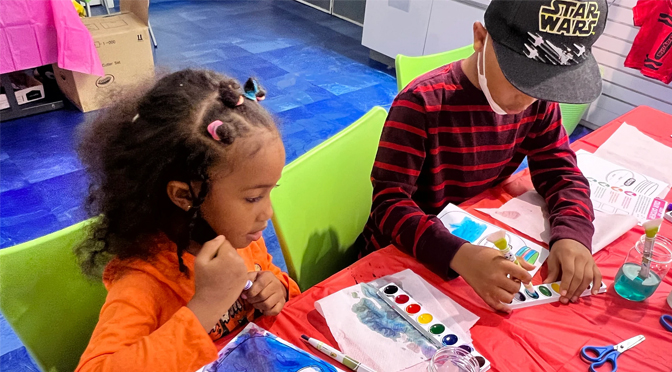 Area Kids Celebrate National Color Day by Creating New Colors