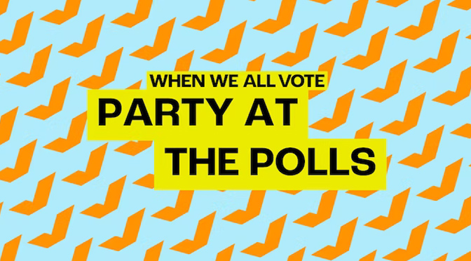 WEDS 10AM: Party At The Polls Makes Voting Joyful in Berks Co., Countering Voter Intimidation With Celebration