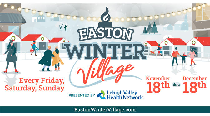 3rd Annual Easton Winter Village returns to Centre Square this Friday for five weekends with more vendor huts, live entertainment, activities, & skating