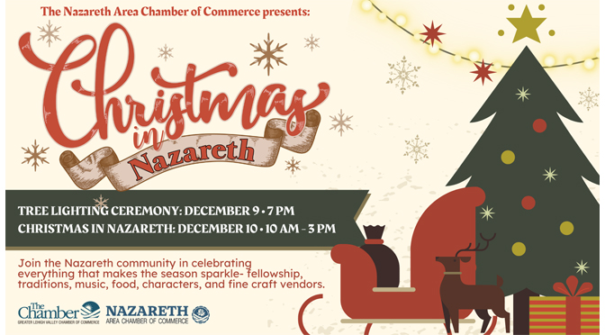 Nazareth Area Chamber to Host Nazareth Tree Lighting Ceremony & Christmas in Nazareth