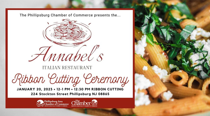 Annabel’s Italian Restaurant Opens in Phillipsburg!