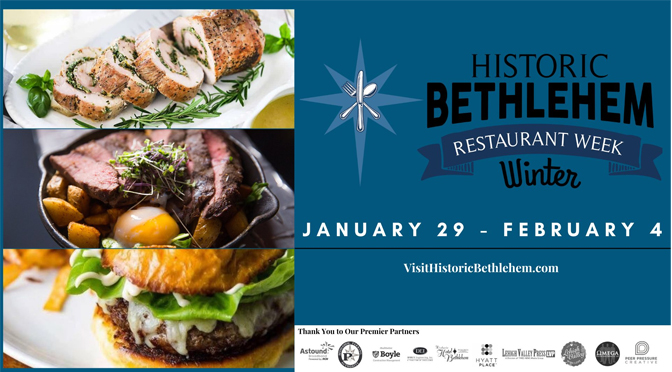 Historic Downtown Bethlehem Presents  Winter Restaurant Week