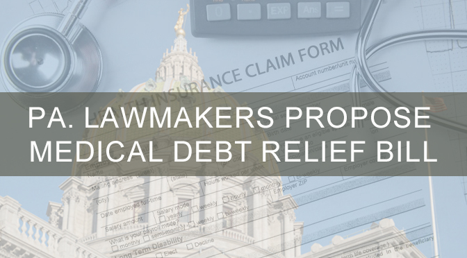 Pa. lawmakers propose medical debt relief bill