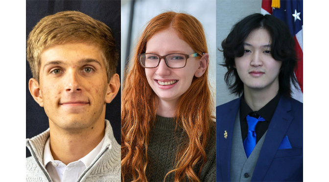 Three Students Named PTK Coca-Cola Academic Team Scholars