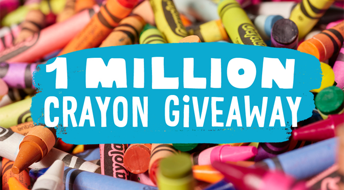 Coloring the World with Kindness: Crayola Experience is Giving Away a Million Crayons