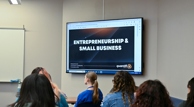 Courtney Quaresimo, Founder and CEO of Quantifi Media, Speaks on Entrepreneurship & Small Business Panel at Northampton Community College Monroe Campus