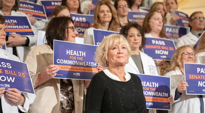 Nurse Practitioners Rally at the PA Capitol for Full Practice Authority