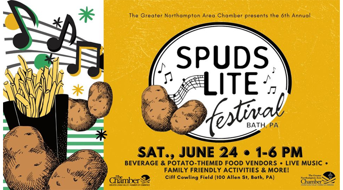 Spuds Lite Festival this Saturday, June 24th, in Bath, PA
