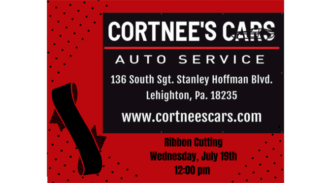 Courtnee’s Cars Auto Service  Ribbon Cutting