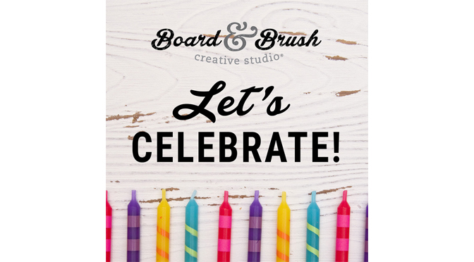 Board & Brush Easton Celebrates their 5 Year Anniversary with a Ribbon Cutting Celebration!