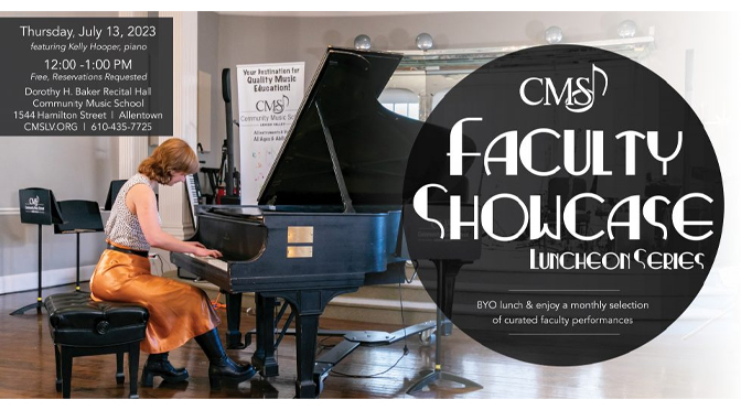 Faculty Showcase at Community Music School  – July 13