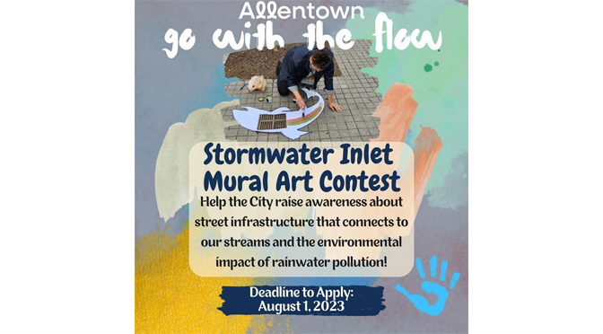 Allentown Seeking Artists for 1st Annual Go with the Flow Inlet Mural Painting Contest