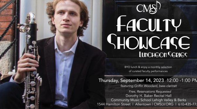 Faculty Showcase Series featuring Griffin Woodard, bass clarinet