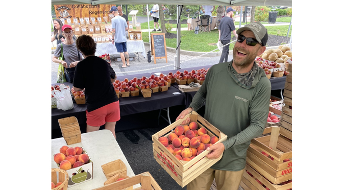 Catch the fuzz on Peach Day, Aug. 5 at Easton Farmers’ Market