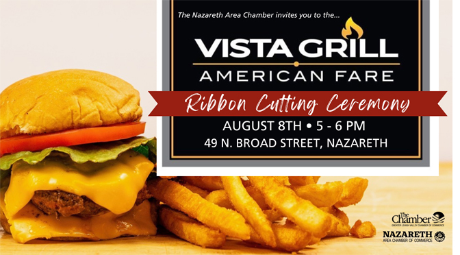 Vista Grill Debuts American Eats in Nazareth, PA!