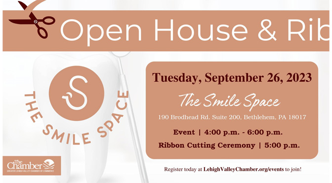 The Smile Space, to host  Open House & Ribbon Cutting in Bethlehem