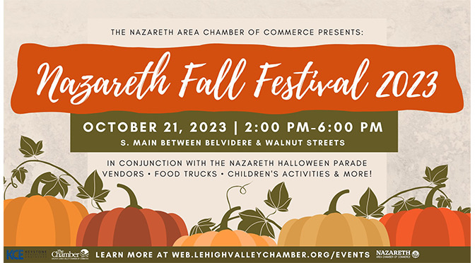 ‘Fall in Love with Nazareth’ at the Annual Nazareth Fall Festival!
