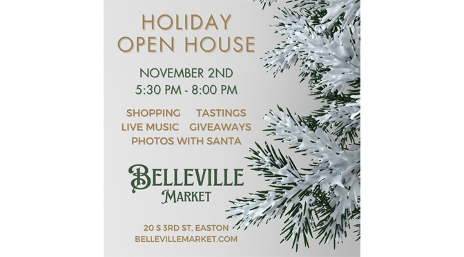 BELLEVILLE MARKET IN EASTON, A NEW MULTI-VENDOR SHOPPING EXPERIENCE ANNOUNCES IN-STORE HOLIDAY EVENTS AND WORKSHOPS FOR 2023