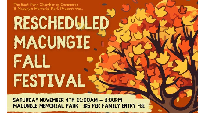 Macungie Halloween Committee Announces Fall Festival Saturday November 4th