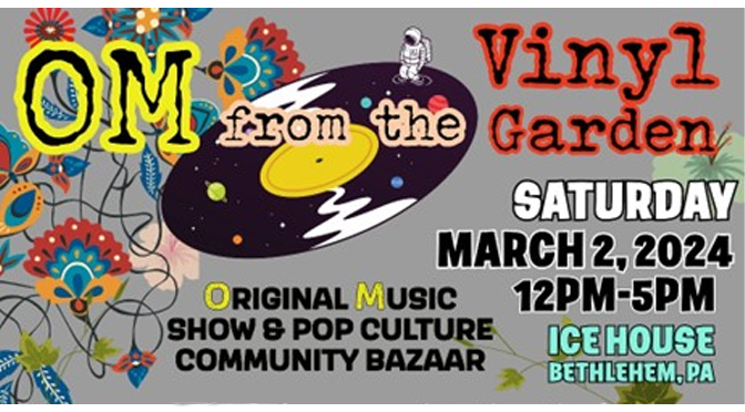 LEHIGH VALLEY MUSICIANS TO HOST FREE COMMUNITY EVENT WITH VINYL RECORD SALE, LIVE CONCERT, AND FOOD TRUCK ON SATURDAY MARCH 2 AT THE ICEHOUSE IN BETHLEHEM