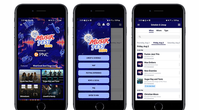The Musikfest App is Available Now!  Download for iOS and Android