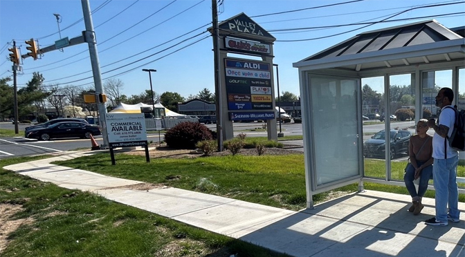 LANTA COMPLETES CURRENT PHASE OF BUS SHELTER PROJECT