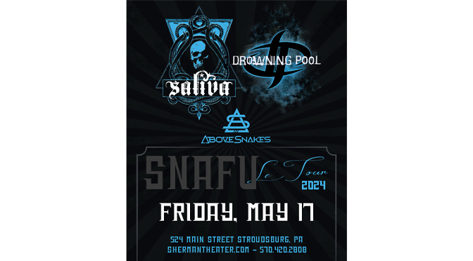 Saliva & Drowning Pool Headed to the Sherman Theater on May 17