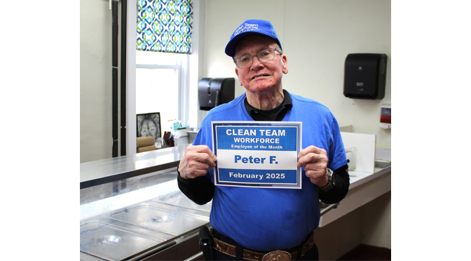 Clean Team Workforce February Employee of the Month